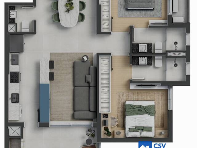 Apartamento para Venda em Centro - 34