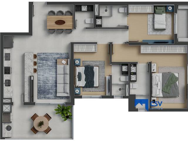 Apartamento para Venda em Centro - 32